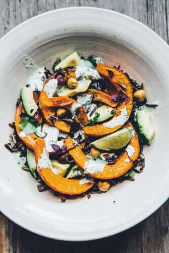 Pumpkin, Wild Rice, and Lemongrass Salad Recipe